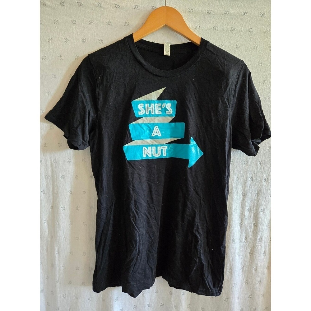 On the 20th Century Broadway She's A Nut Short Sleeve Tee - Black Size M